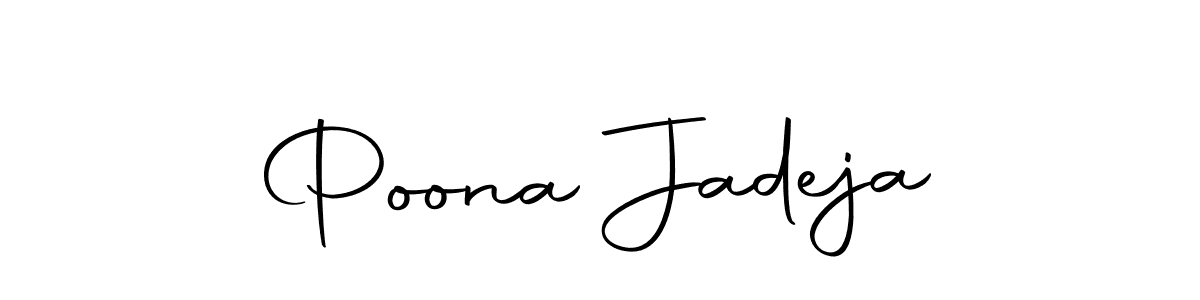 Make a beautiful signature design for name Poona Jadeja. With this signature (Autography-DOLnW) style, you can create a handwritten signature for free. Poona Jadeja signature style 10 images and pictures png