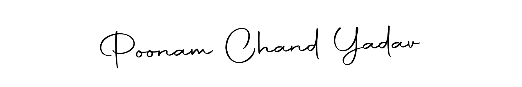 Use a signature maker to create a handwritten signature online. With this signature software, you can design (Autography-DOLnW) your own signature for name Poonam Chand Yadav. Poonam Chand Yadav signature style 10 images and pictures png