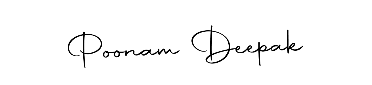 Poonam Deepak stylish signature style. Best Handwritten Sign (Autography-DOLnW) for my name. Handwritten Signature Collection Ideas for my name Poonam Deepak. Poonam Deepak signature style 10 images and pictures png