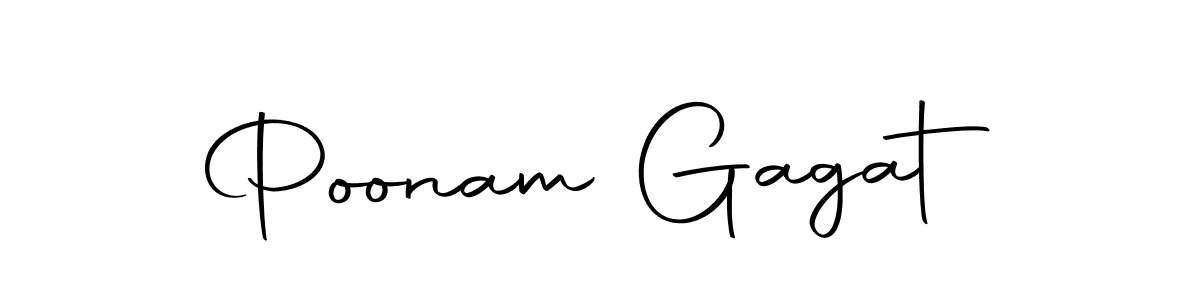 Poonam Gagat stylish signature style. Best Handwritten Sign (Autography-DOLnW) for my name. Handwritten Signature Collection Ideas for my name Poonam Gagat. Poonam Gagat signature style 10 images and pictures png