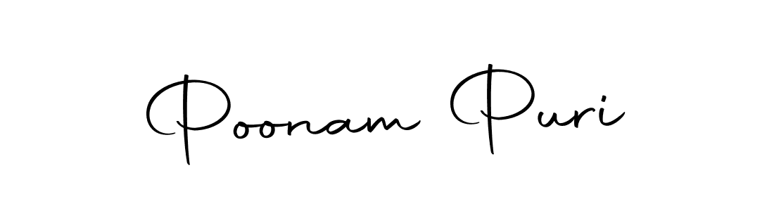 Design your own signature with our free online signature maker. With this signature software, you can create a handwritten (Autography-DOLnW) signature for name Poonam Puri. Poonam Puri signature style 10 images and pictures png