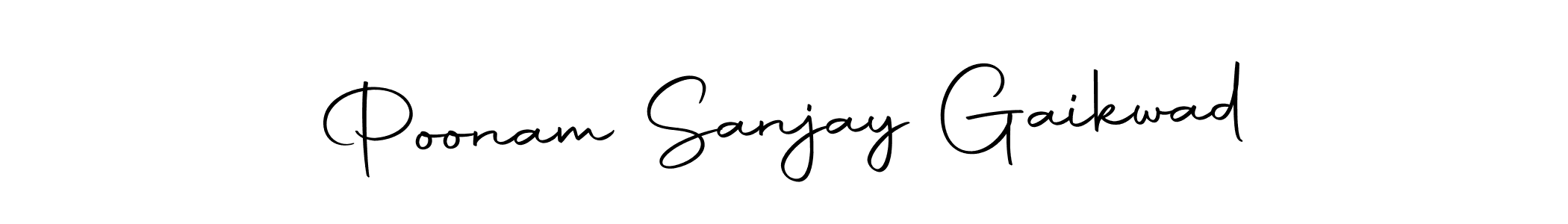 Also we have Poonam Sanjay Gaikwad name is the best signature style. Create professional handwritten signature collection using Autography-DOLnW autograph style. Poonam Sanjay Gaikwad signature style 10 images and pictures png