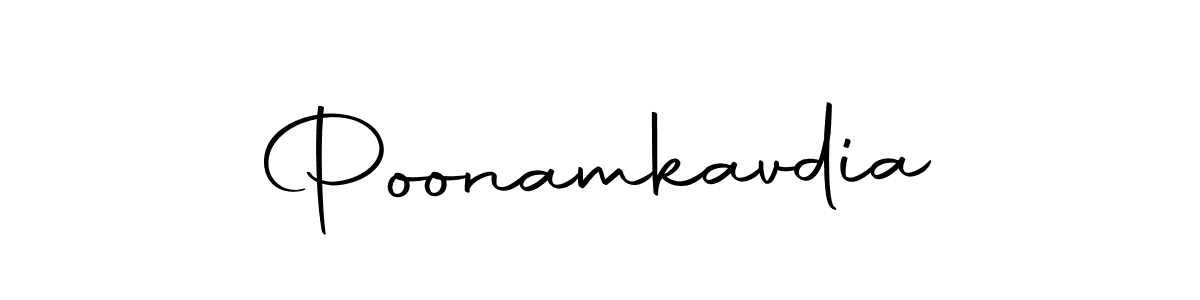 How to make Poonamkavdia signature? Autography-DOLnW is a professional autograph style. Create handwritten signature for Poonamkavdia name. Poonamkavdia signature style 10 images and pictures png
