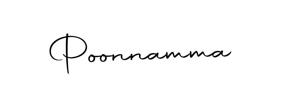 Make a beautiful signature design for name Poonnamma. With this signature (Autography-DOLnW) style, you can create a handwritten signature for free. Poonnamma signature style 10 images and pictures png