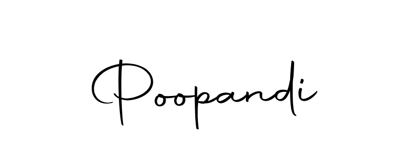 You should practise on your own different ways (Autography-DOLnW) to write your name (Poopandi) in signature. don't let someone else do it for you. Poopandi signature style 10 images and pictures png