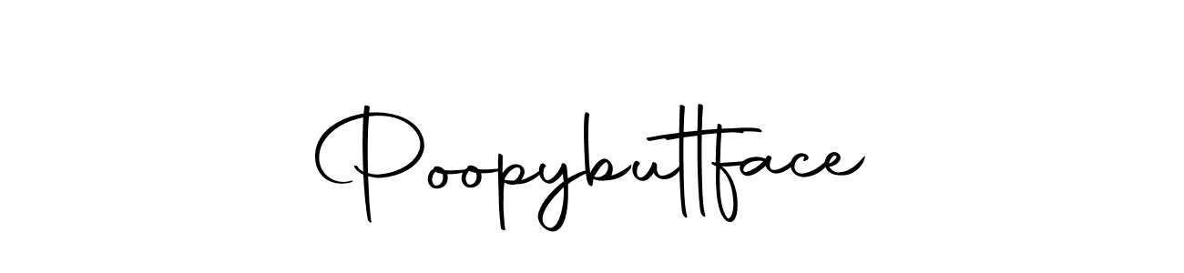Here are the top 10 professional signature styles for the name Poopybuttface. These are the best autograph styles you can use for your name. Poopybuttface signature style 10 images and pictures png
