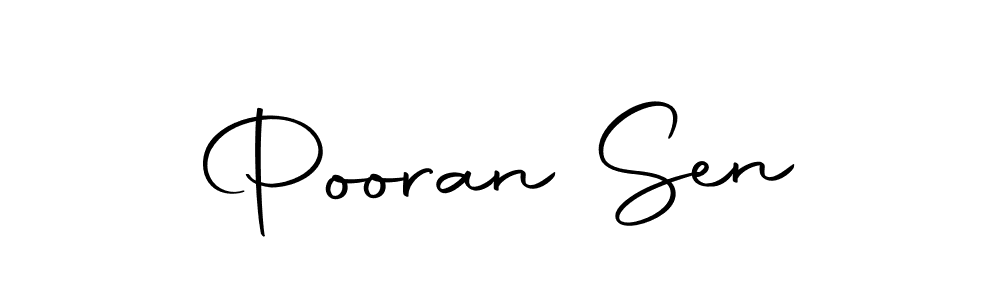 Create a beautiful signature design for name Pooran Sen. With this signature (Autography-DOLnW) fonts, you can make a handwritten signature for free. Pooran Sen signature style 10 images and pictures png