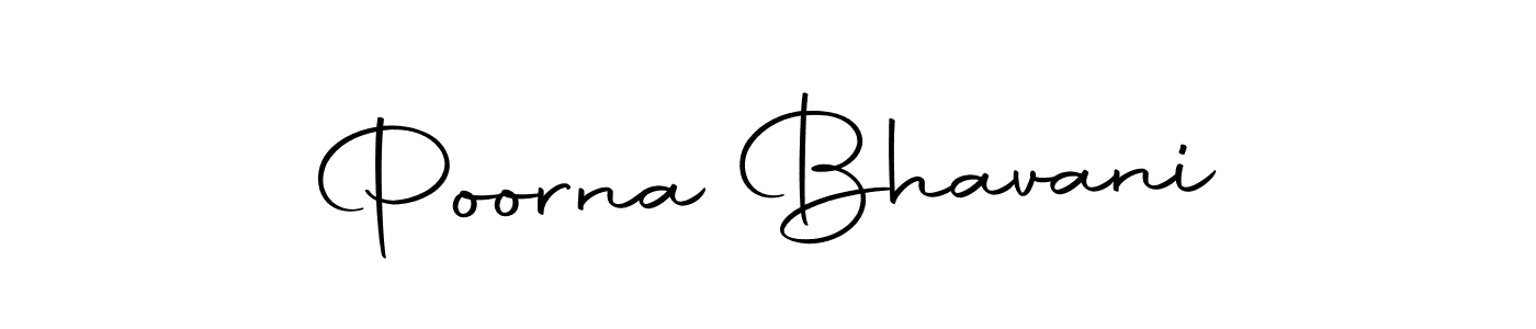 You should practise on your own different ways (Autography-DOLnW) to write your name (Poorna Bhavani) in signature. don't let someone else do it for you. Poorna Bhavani signature style 10 images and pictures png