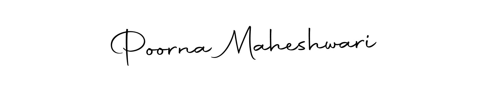 Similarly Autography-DOLnW is the best handwritten signature design. Signature creator online .You can use it as an online autograph creator for name Poorna Maheshwari. Poorna Maheshwari signature style 10 images and pictures png