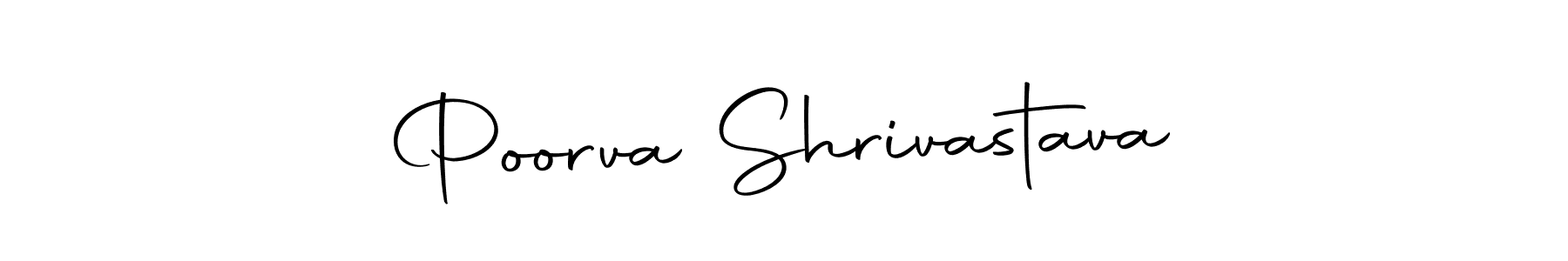 Poorva Shrivastava stylish signature style. Best Handwritten Sign (Autography-DOLnW) for my name. Handwritten Signature Collection Ideas for my name Poorva Shrivastava. Poorva Shrivastava signature style 10 images and pictures png