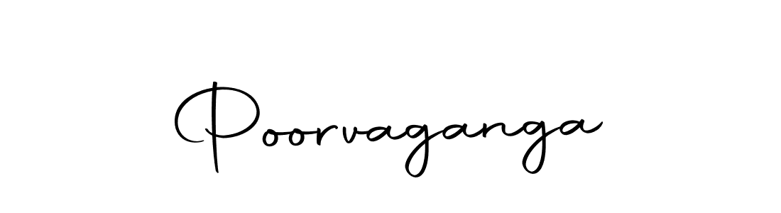 Poorvaganga stylish signature style. Best Handwritten Sign (Autography-DOLnW) for my name. Handwritten Signature Collection Ideas for my name Poorvaganga. Poorvaganga signature style 10 images and pictures png