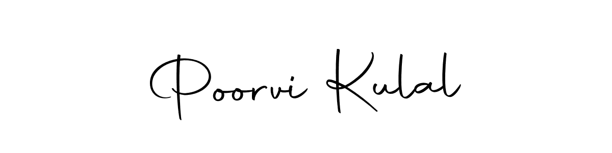 Make a beautiful signature design for name Poorvi Kulal. With this signature (Autography-DOLnW) style, you can create a handwritten signature for free. Poorvi Kulal signature style 10 images and pictures png