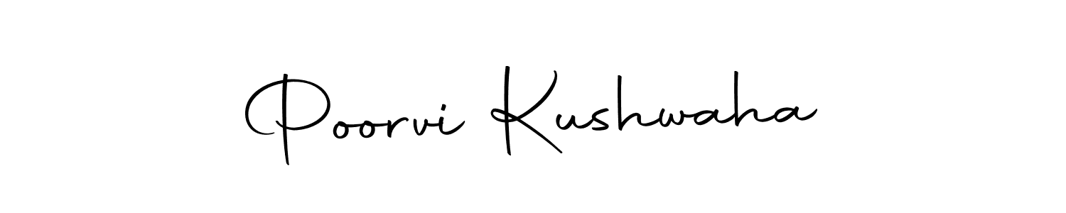 Make a beautiful signature design for name Poorvi Kushwaha. Use this online signature maker to create a handwritten signature for free. Poorvi Kushwaha signature style 10 images and pictures png