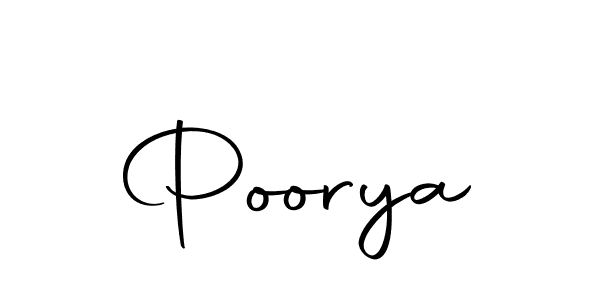 It looks lik you need a new signature style for name Poorya. Design unique handwritten (Autography-DOLnW) signature with our free signature maker in just a few clicks. Poorya signature style 10 images and pictures png