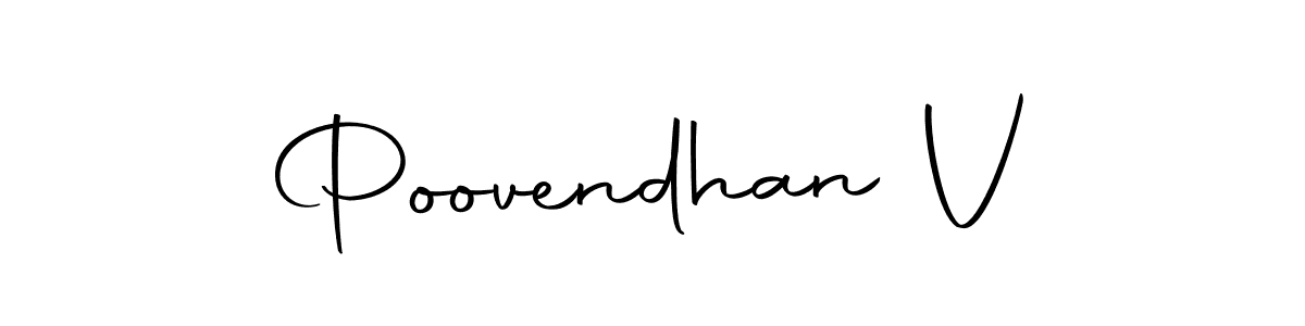 This is the best signature style for the Poovendhan V name. Also you like these signature font (Autography-DOLnW). Mix name signature. Poovendhan V signature style 10 images and pictures png