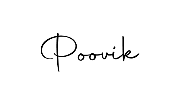 Similarly Autography-DOLnW is the best handwritten signature design. Signature creator online .You can use it as an online autograph creator for name Poovik. Poovik signature style 10 images and pictures png