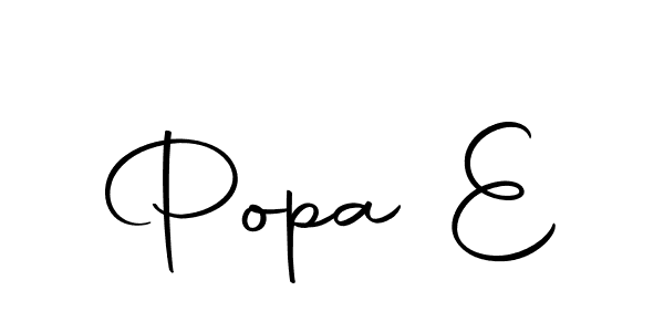 It looks lik you need a new signature style for name Popa E. Design unique handwritten (Autography-DOLnW) signature with our free signature maker in just a few clicks. Popa E signature style 10 images and pictures png