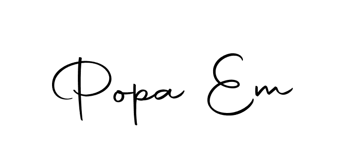 You can use this online signature creator to create a handwritten signature for the name Popa Em. This is the best online autograph maker. Popa Em signature style 10 images and pictures png