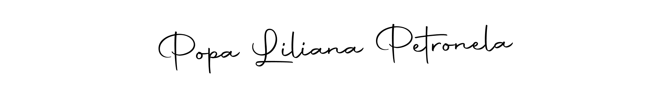 Once you've used our free online signature maker to create your best signature Autography-DOLnW style, it's time to enjoy all of the benefits that Popa Liliana Petronela name signing documents. Popa Liliana Petronela signature style 10 images and pictures png