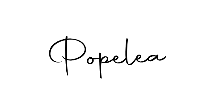 Make a beautiful signature design for name Popelea. With this signature (Autography-DOLnW) style, you can create a handwritten signature for free. Popelea signature style 10 images and pictures png