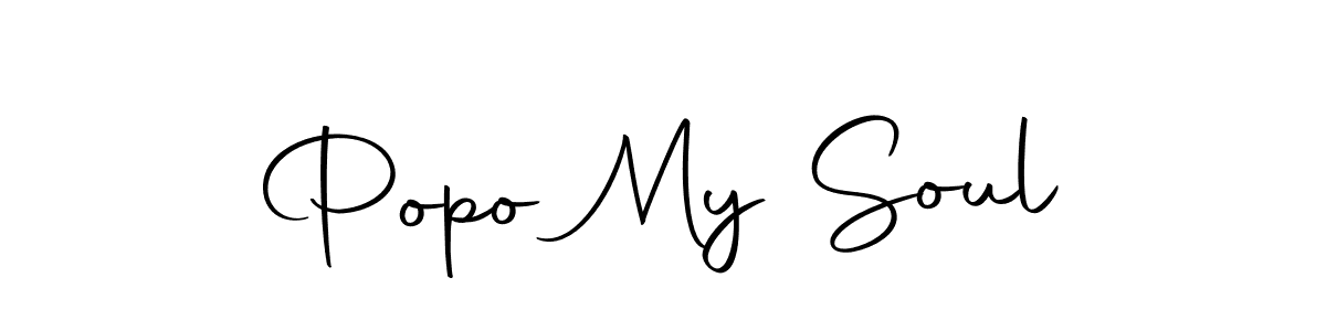 The best way (Autography-DOLnW) to make a short signature is to pick only two or three words in your name. The name Popo My Soul include a total of six letters. For converting this name. Popo My Soul signature style 10 images and pictures png