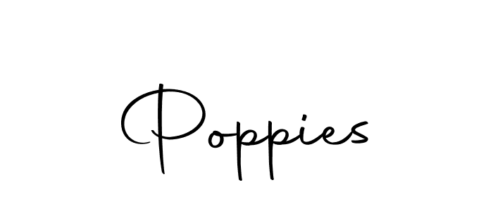 Use a signature maker to create a handwritten signature online. With this signature software, you can design (Autography-DOLnW) your own signature for name Poppies. Poppies signature style 10 images and pictures png