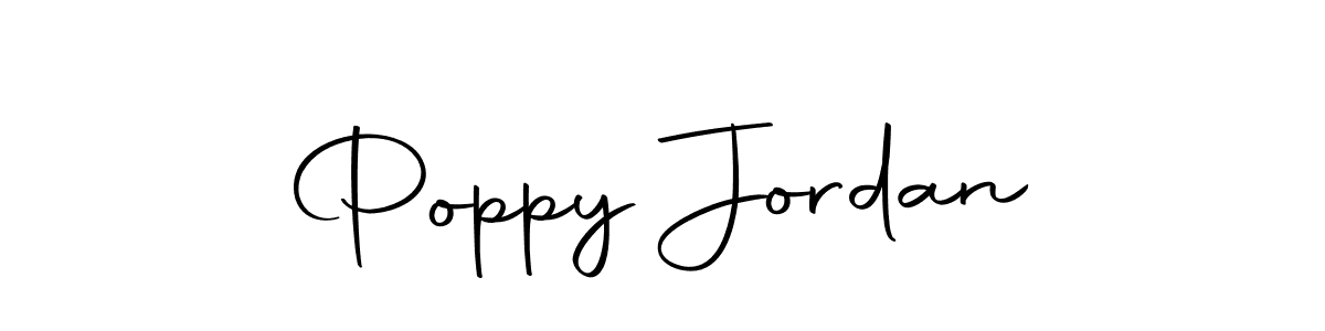 Poppy Jordan stylish signature style. Best Handwritten Sign (Autography-DOLnW) for my name. Handwritten Signature Collection Ideas for my name Poppy Jordan. Poppy Jordan signature style 10 images and pictures png