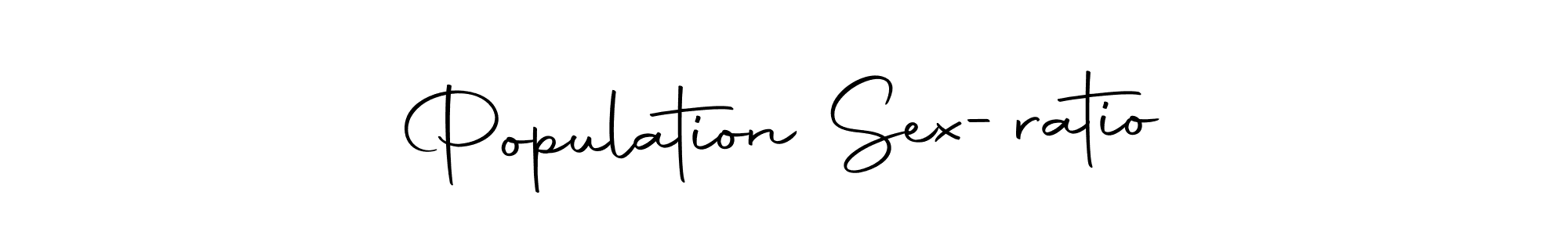 It looks lik you need a new signature style for name Population Sex-ratio. Design unique handwritten (Autography-DOLnW) signature with our free signature maker in just a few clicks. Population Sex-ratio signature style 10 images and pictures png