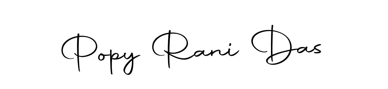 Use a signature maker to create a handwritten signature online. With this signature software, you can design (Autography-DOLnW) your own signature for name Popy Rani Das. Popy Rani Das signature style 10 images and pictures png
