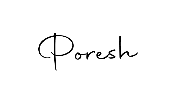 Make a beautiful signature design for name Poresh. With this signature (Autography-DOLnW) style, you can create a handwritten signature for free. Poresh signature style 10 images and pictures png