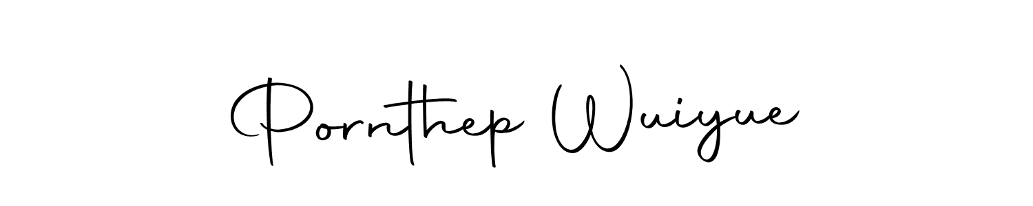You can use this online signature creator to create a handwritten signature for the name Pornthep Wuiyue. This is the best online autograph maker. Pornthep Wuiyue signature style 10 images and pictures png
