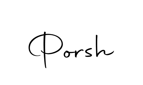 How to make Porsh name signature. Use Autography-DOLnW style for creating short signs online. This is the latest handwritten sign. Porsh signature style 10 images and pictures png