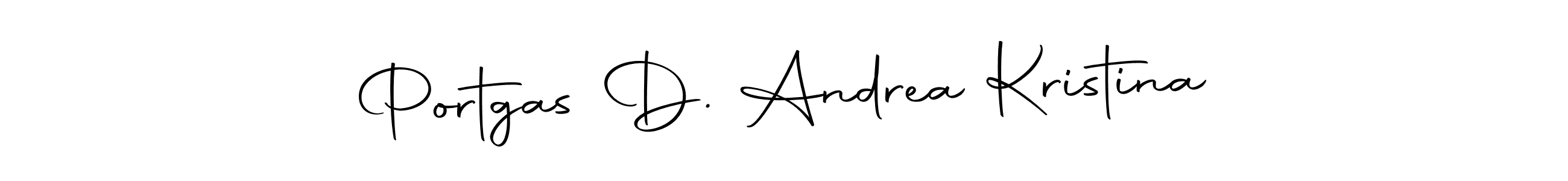 Use a signature maker to create a handwritten signature online. With this signature software, you can design (Autography-DOLnW) your own signature for name Portgas D. Andrea Kristina. Portgas D. Andrea Kristina signature style 10 images and pictures png