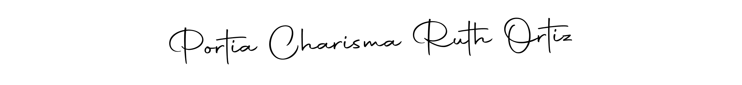 Also You can easily find your signature by using the search form. We will create Portia Charisma Ruth Ortiz name handwritten signature images for you free of cost using Autography-DOLnW sign style. Portia Charisma Ruth Ortiz signature style 10 images and pictures png