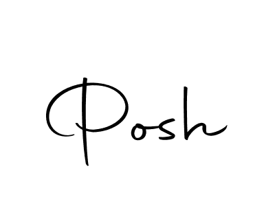 Use a signature maker to create a handwritten signature online. With this signature software, you can design (Autography-DOLnW) your own signature for name Posh. Posh signature style 10 images and pictures png
