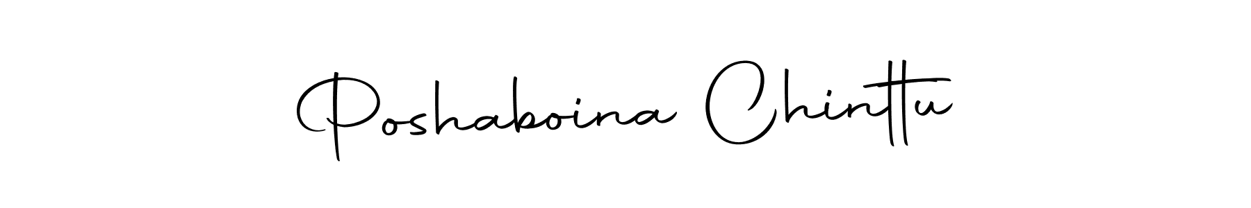 How to make Poshaboina Chinttu signature? Autography-DOLnW is a professional autograph style. Create handwritten signature for Poshaboina Chinttu name. Poshaboina Chinttu signature style 10 images and pictures png