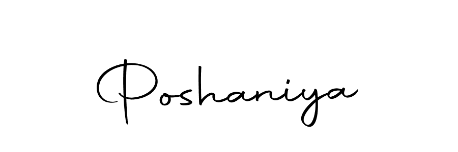 Poshaniya stylish signature style. Best Handwritten Sign (Autography-DOLnW) for my name. Handwritten Signature Collection Ideas for my name Poshaniya. Poshaniya signature style 10 images and pictures png