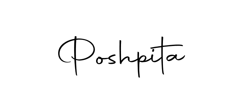 Design your own signature with our free online signature maker. With this signature software, you can create a handwritten (Autography-DOLnW) signature for name Poshpita. Poshpita signature style 10 images and pictures png