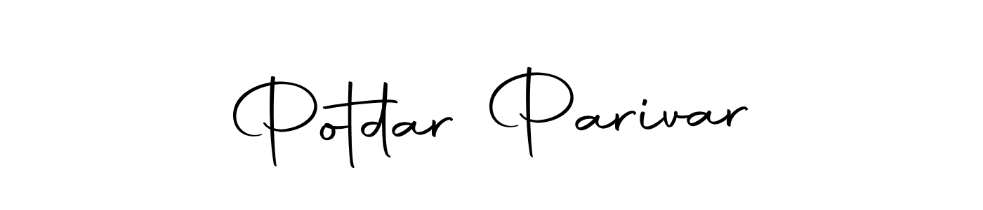 Make a short Potdar Parivar signature style. Manage your documents anywhere anytime using Autography-DOLnW. Create and add eSignatures, submit forms, share and send files easily. Potdar Parivar signature style 10 images and pictures png