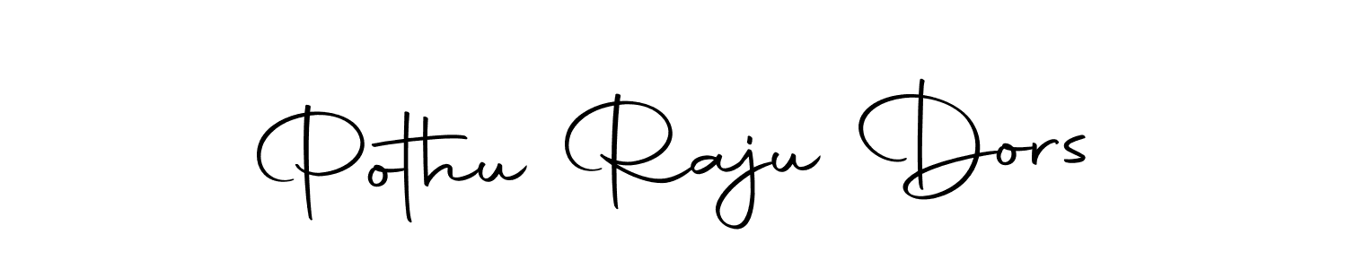 Use a signature maker to create a handwritten signature online. With this signature software, you can design (Autography-DOLnW) your own signature for name Pothu Raju Dors. Pothu Raju Dors signature style 10 images and pictures png