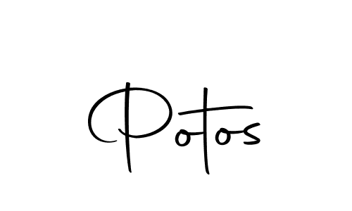 How to make Potos name signature. Use Autography-DOLnW style for creating short signs online. This is the latest handwritten sign. Potos signature style 10 images and pictures png