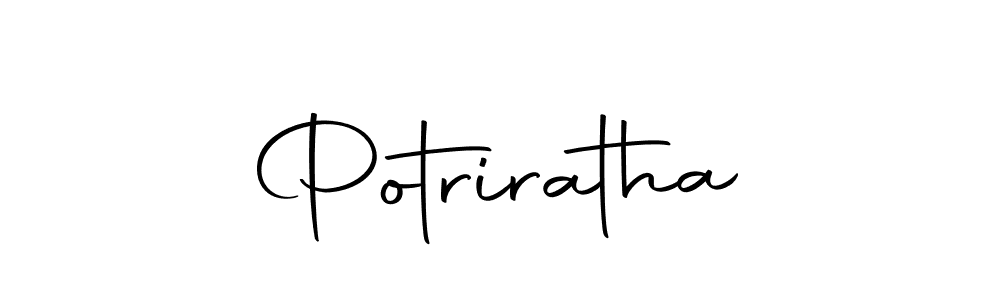 Use a signature maker to create a handwritten signature online. With this signature software, you can design (Autography-DOLnW) your own signature for name Potriratha. Potriratha signature style 10 images and pictures png