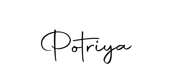 Make a beautiful signature design for name Potriya. Use this online signature maker to create a handwritten signature for free. Potriya signature style 10 images and pictures png