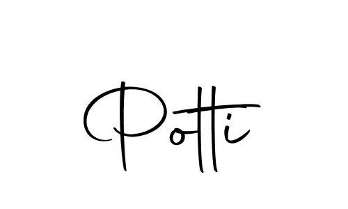 How to make Potti signature? Autography-DOLnW is a professional autograph style. Create handwritten signature for Potti name. Potti signature style 10 images and pictures png