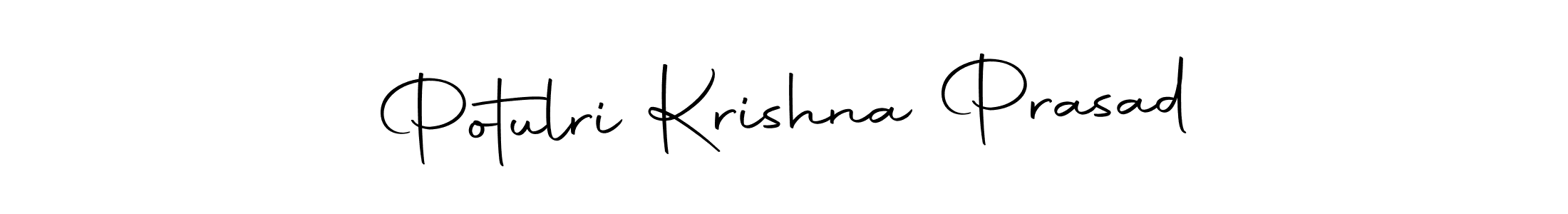 Create a beautiful signature design for name Potulri Krishna Prasad. With this signature (Autography-DOLnW) fonts, you can make a handwritten signature for free. Potulri Krishna Prasad signature style 10 images and pictures png