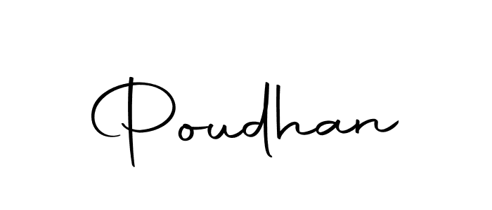 Make a beautiful signature design for name Poudhan. With this signature (Autography-DOLnW) style, you can create a handwritten signature for free. Poudhan signature style 10 images and pictures png
