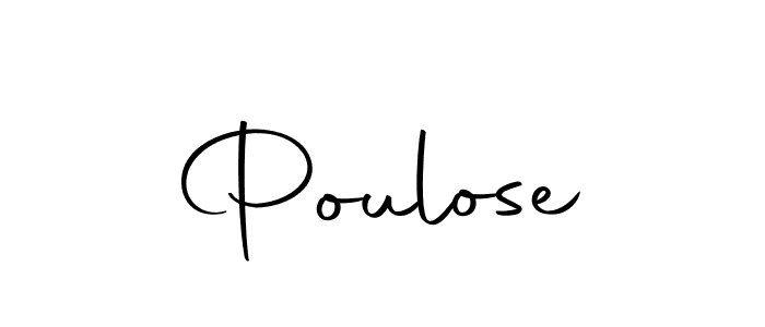 How to make Poulose name signature. Use Autography-DOLnW style for creating short signs online. This is the latest handwritten sign. Poulose signature style 10 images and pictures png