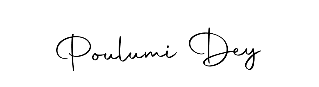 Poulumi Dey stylish signature style. Best Handwritten Sign (Autography-DOLnW) for my name. Handwritten Signature Collection Ideas for my name Poulumi Dey. Poulumi Dey signature style 10 images and pictures png