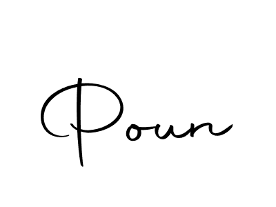 It looks lik you need a new signature style for name Poun. Design unique handwritten (Autography-DOLnW) signature with our free signature maker in just a few clicks. Poun signature style 10 images and pictures png