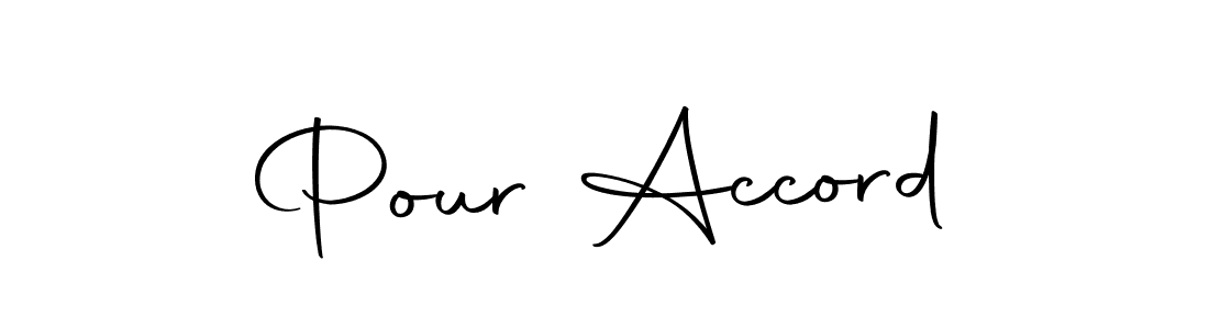 You can use this online signature creator to create a handwritten signature for the name Pour Accord. This is the best online autograph maker. Pour Accord signature style 10 images and pictures png